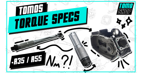 Tightening torques Tomos A35 / A52 / A55 engine block